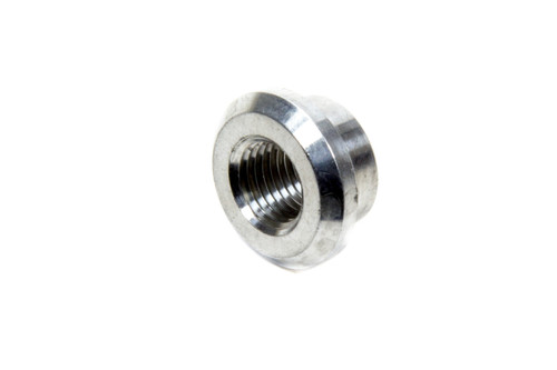 Bung - 1/4 in NPT Female - Weld-On - Recessed Flange - Aluminum - Natural - Each