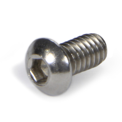 Bolt - 1/4-20 in Thread - 0.5 in Long - Button Head - Stainless - Natural - Universal - Set of 25 Bolt - 1/4-20 in Thread - 0.5 in Long - Button Head - Stainless - Natural - Universal - Set of 25