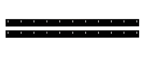 Wear Strip - NA Sportsman - 107 x 3 in - Plastic - Black - Pair