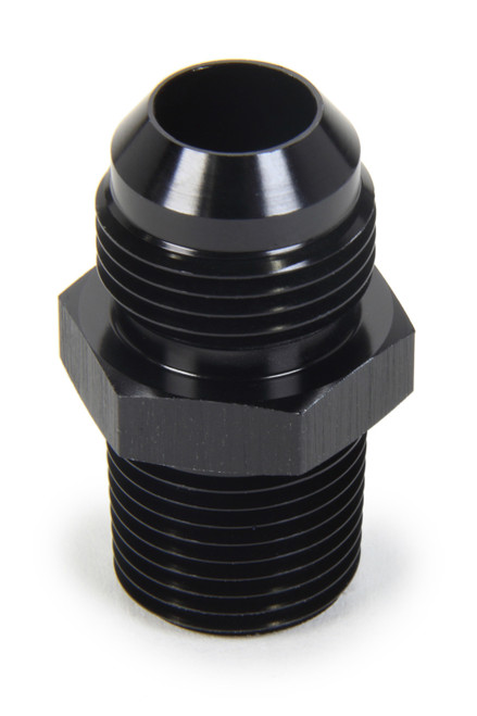 Fitting - Adapter - Straight - 10 AN Male to 1/2 in NPT Male - Aluminum - Black Anodized - Each