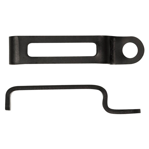 Spark Plug Wire Loom - 4 Wire - Head Mount - Aluminum - Black Anodized - Pair