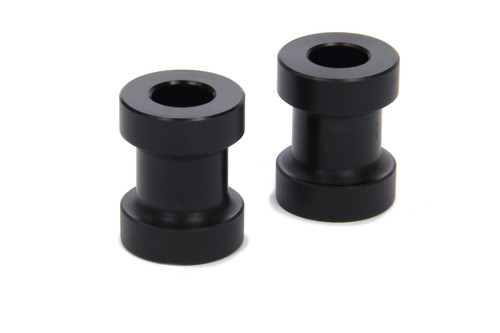 Jacobs Ladder Spacer - 1 in Wide - 3/8 in ID - Nylon - Black - Pair