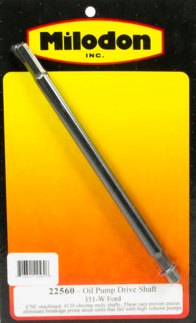 Oil Pump Drive Shaft - Stock Length - Heat Treated Ends - Chromoly - Small Block Ford - Each