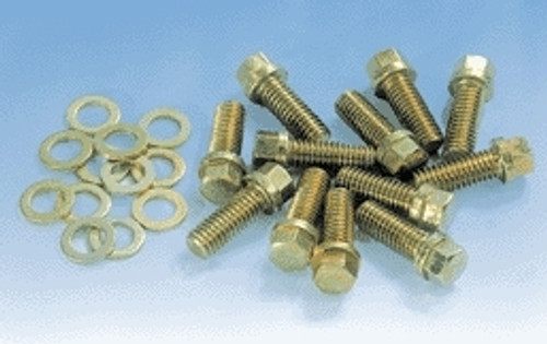 Intake Manifold Bolt Kit - Hex Head - Steel - Black Oxide - Small Block Chevy - Kit Intake Manifold Bolt Kit - Hex Head - Steel - Black Oxide - Small Block Chevy - Kit