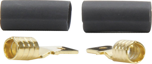 Spade Terminal - Non-Insulated - 12-10 Gauge Wire - Male - Heat Shrink Included - Copper - Pair Spade Terminal - Non-Insulated - 12-10 Gauge Wire - Male - Heat Shrink Included - Copper - Pair