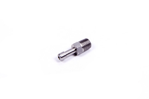 Fitting - Adapter - Straight - 1/16 in NPT Male to 5/32 in Hose Barb - Stainless - Natural - Each