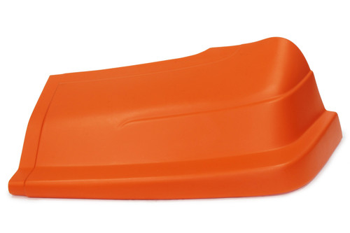 Nose - Dominator - Driver Side - Plastic - Orange - Dirt Late Model - Each