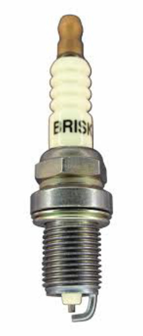 Spark Plug - Silver Racing - 14 mm Thread - 19 mm Reach - Heat Range 12 - Gasket Seat - Non-Resistor - Each