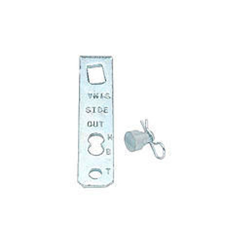 Shifter Arm - 1/4 in Shifter Rod Hole - Steel - Zinc Oxide - Turbo Action Cheetah SCS Shifter - GM Transmission - Each