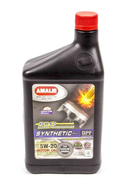 Motor Oil - Pro High Performance - 5W20 - Semi-Synthetic - 1 qt Bottle - Each