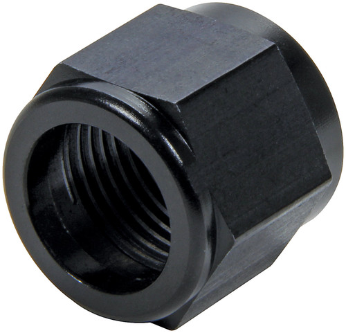 Fitting - Tube Nut - 10 AN - 5/8 in Tube - Aluminum - Black Anodized - Pair