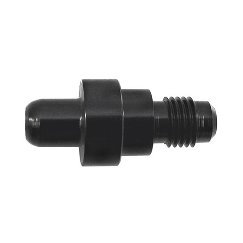 Nitrous Bottle Nipple - Straight - D-4 - 326NX Bottle Valve to 4 AN Male - Aluminum - Black Anodized - Kit
