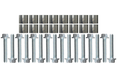 Ignition Coil Spacer - 1/2 in - Hardware Included - Aluminum - Natural - GM LS-Series - Set of 16