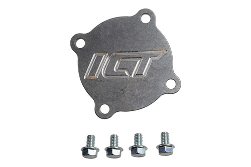 Governor Delete Plate - Aluminum - Natural - ICT Logo - TH400 - Kit