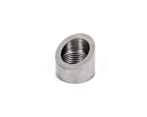 Oxygen Sensor Bung - Weld-On - 30 Degree Angle - 18 mm x 1.50 Female Thread - Stainless - Natural - Each