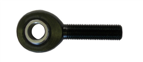 Rod End - Spherical - 3/8 in Bore - 3/8-24 in Left Hand Male Thread - Aluminum - Black Anodized - Triple X Micro / Mini - Each
