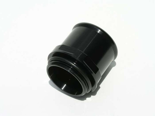 Water Neck Adapter - WN Style - Straight - 20 AN Male O-Ring to 1-3/4 in Hose Barb - Aluminum - Black Anodized - Meziere Components - Each Water Neck Adapter - WN Style - Straight - 20 AN Male O-Ring to 1-3/4 in Hose Barb - Aluminum - Black Anodized - Meziere Components - Each