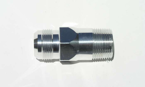 Fitting - Water Pump - Straight - 1 in NPT Male to 16 AN Male - Aluminum - Polished - Meziere 100 Series Water Pumps - Each Fitting - Water Pump - Straight - 1 in NPT Male to 16 AN Male - Aluminum - Polished - Meziere 100 Series Water Pumps - Each