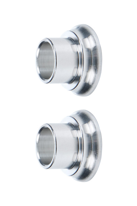 Reducer Spacer - 5/8 in OD to 1/2 in ID - 1/4 in Thick - Aluminum - Natural - Pair