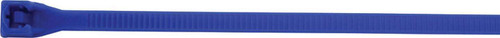 Cable Ties - Zip Ties - 7-1/4 in Long - Nylon - Blue - Set of 100