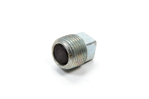 Drain Plug - 1/2 in NPT - Square Head - Magnetic - Steel - Zinc Oxide - Bert Transmissions - Each