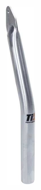 Wing Post - Front - Bent - 12 in Long - 1 in OD - Aluminum - Natural - Sprint Car - Each