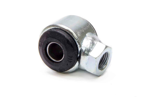 Shock End - Rubber Bushing - 9/16-18 in Right Hand Female Thread - Steel - Cadmium - Each