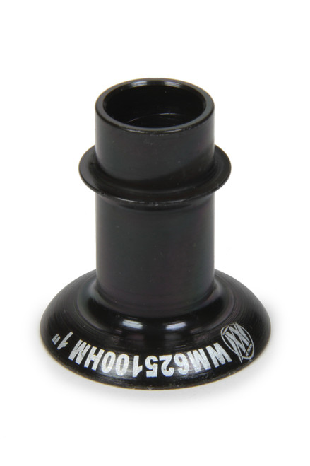 Rod End Bushing - 5/8 to 1/2 in Bore - High Misalignment - 1.000 in Long - Steel - Black Oxide - Each