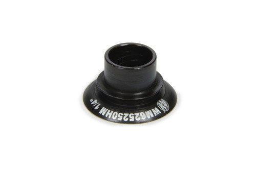 Rod End Bushing - 5/8 to 1/2 in Bore - High Misalignment - 0.250 in Long - Steel - Black Oxide - Each