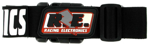 Radio Belt - Adjustable - Quick Release Buckle - Racing Electronics Logo - Nylon Webbing - Black - Up To 42 in Waist - Each
