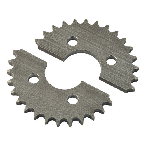 Axle Pulley - 28 Tooth - Aluminum - Natural - Quarter Midget - Each