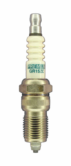 Spark Plug - Premium Racing - 14 mm Thread - 18 mm Reach - Heat Range 15 - Tapered Seat - Resistor - Each
