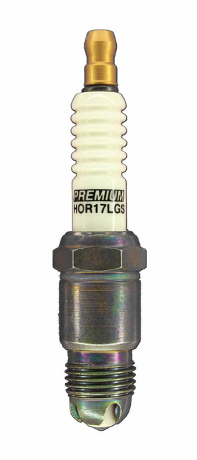 Spark Plug - Premium Racing - 14 mm Thread - 12.7 mm Reach - Heat Range 17 - Tapered Seat - Resistor - Each
