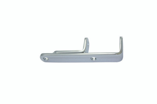 Alternator Bracket - Driver Side - Upper - Header Mount - Steel - Chrome - Short Water Pump - GM Alternator - Small Block Chevy - Each