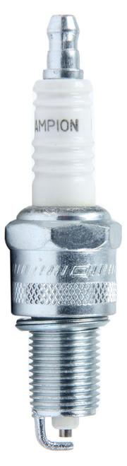 Spark Plug - Champion Copper Plus - 14 mm Thread - 0.750 in Reach - Gasket Seat - Resistor - Each