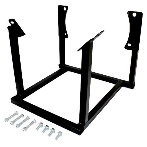 Engine Cradle - Standard Duty - Hardware Included - Steel - Black Powder Coat - Ford Modular - Each