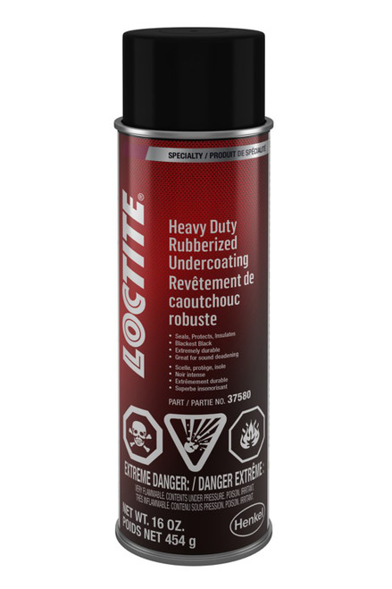 Undercoating - Rubberized - Paintable - Flexible - Black - 16.00 oz Aerosol - Each