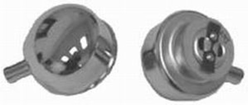 Breather - Twist-On - Round - Steel - Chrome - Oil Filler Tubes - Each Breather - Twist-On - Round - Steel - Chrome - Oil Filler Tubes - Each