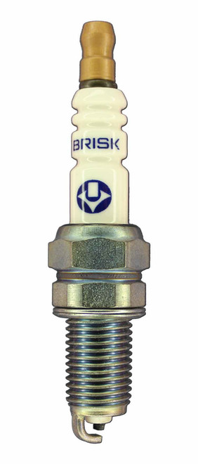 Spark Plug - Silver Racing - 12 mm Thread - 19 mm Reach - Heat Range 10 - Gasket Seat - Resistor - Each