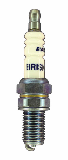 Spark Plug - Silver Racing - 12 mm Thread - 19 mm Reach - Heat Range 12 - Gasket Seat - Resistor - Each