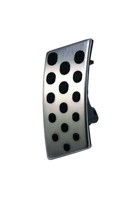 Pedal Pad - Gas - Rubber Pads - Aluminum - Clear Anodized - Ford Mustang 1994-2004 - Each
