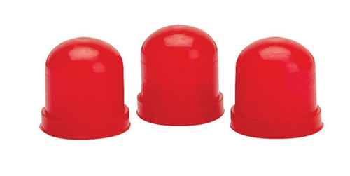 Light Bulb Cover - Plastic - Red - Autometer Gauges - Set of 3