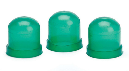 Light Bulb Cover - Plastic - Green - Autometer Gauges - Set of 3