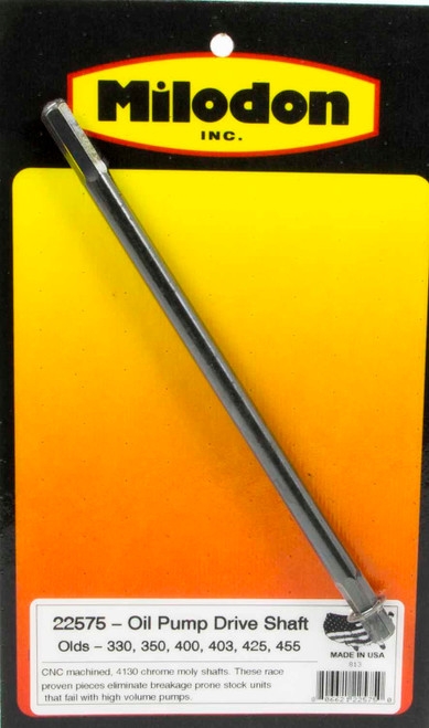 Oil Pump Drive Shaft - Stock Length - Heat Treated Ends - Chromoly - Oldsmobile V8 - Each