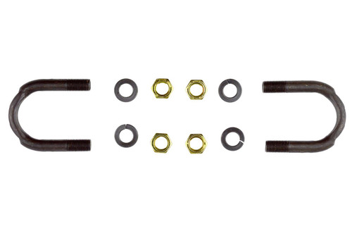 Universal Joint U-Bolt - Hardware Included - 1350-1410 Series - 1.188 in Cap OD - Steel - Black Oxide - Kit Universal Joint U-Bolt - Hardware Included - 1350-1410 Series - 1.188 in Cap OD - Steel - Black Oxide - Kit