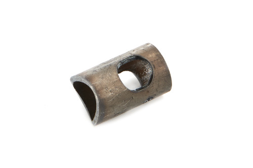 Nerf Spud - 1 in Diameter - 0.110 in Thick - 90 Degrees - Weld-On - Steel - Natural - Each