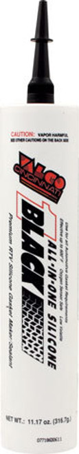Sealant - All-In-One Black - Silicone - 11.17 oz Cartridge - Each