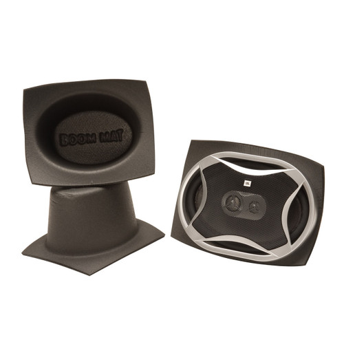 Speaker Baffle - 6 x 9 in Oval - Foam - Black - Pair Speaker Baffle - 6 x 9 in Oval - Foam - Black - Pair