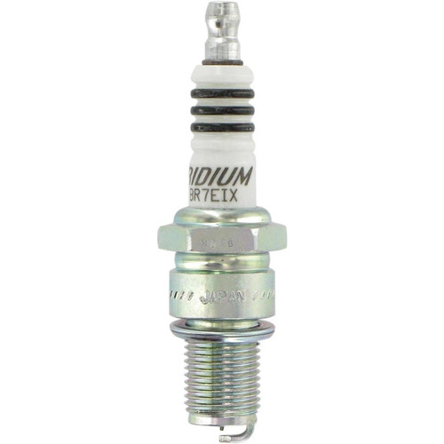 Spark Plug - NGK Iridium IX - 14 mm Thread - 0.749 in Reach - Gasket Seat - Stock Number 6664 - Resistor - Each