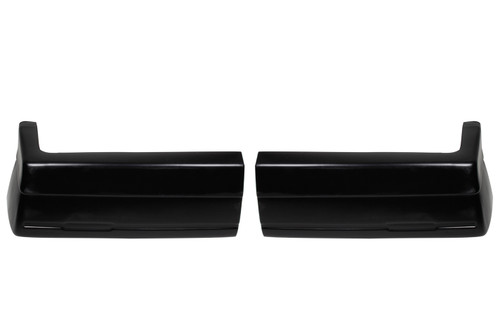 Bumper Cover - 2-Piece Complete - Rear - Plastic - Black - Chevy IROC Z Camaro 1992 - Kit